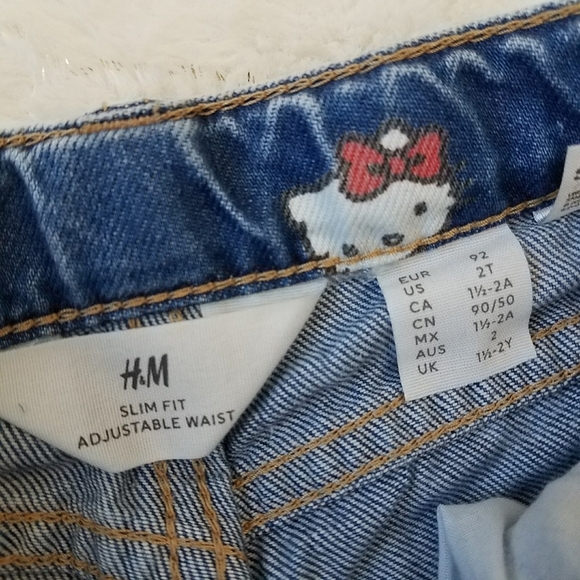 Hello Kitty x H&M Blue Denim Kids Jeans - Picture 8 of 8
